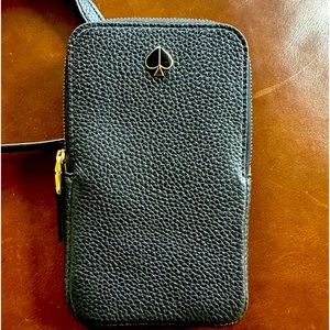Kate Spade Small Phone Crossbody Purse Black